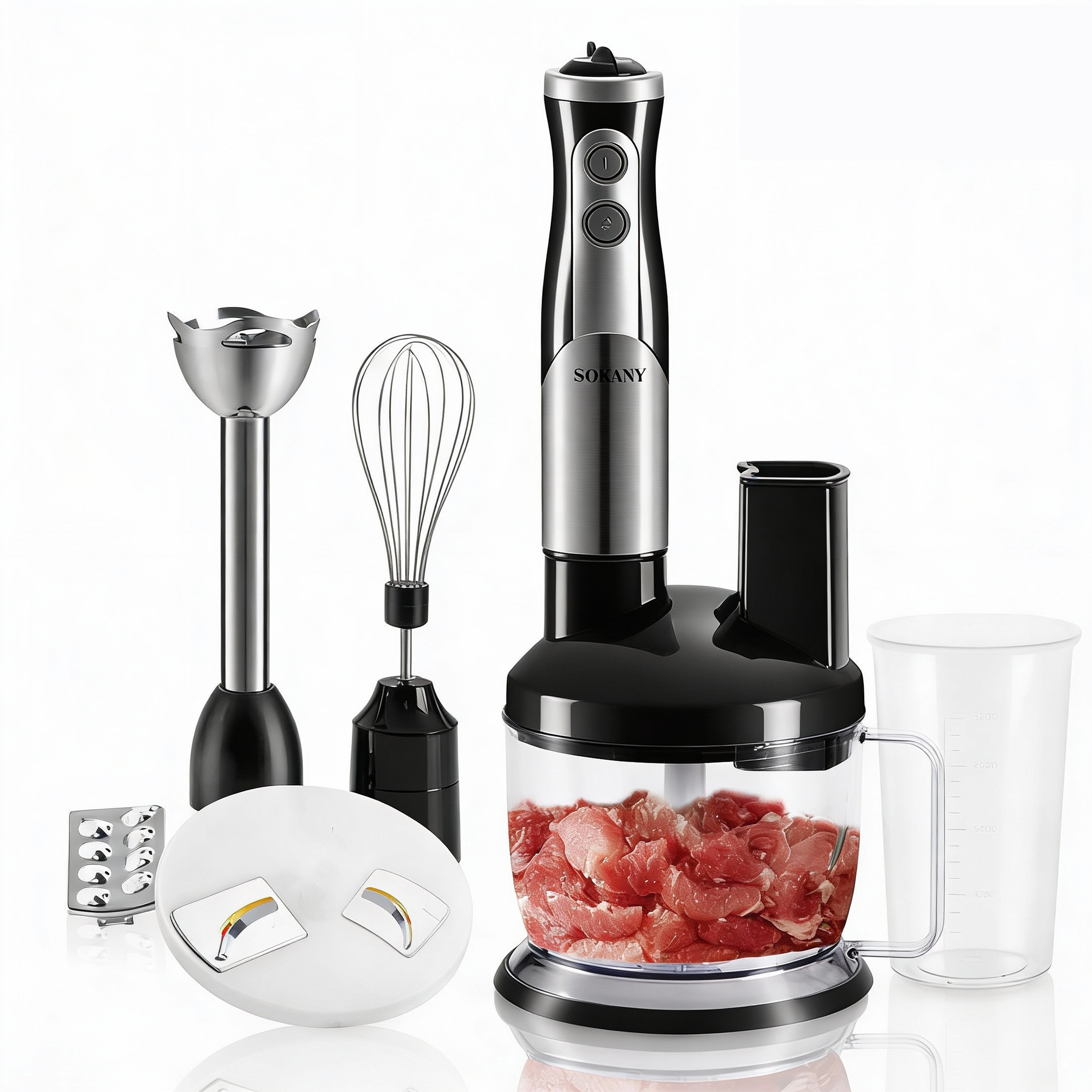 محضر طعام 8 فى 1 بضمان عامين 1800 واط من سوكانى - الصورة 7